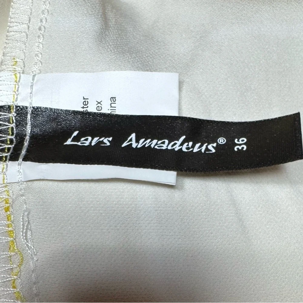 Lars‎ Amadeus Men's Plaid Cropped Ankle Length Business Golf Trousers Sz 36 - Picture 12 of 15